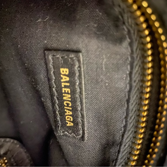 COPY - Balenciaga Shoulder Mini City Gold Shearling Fur Top Handle Cross Body B… - Picture 5 of 7